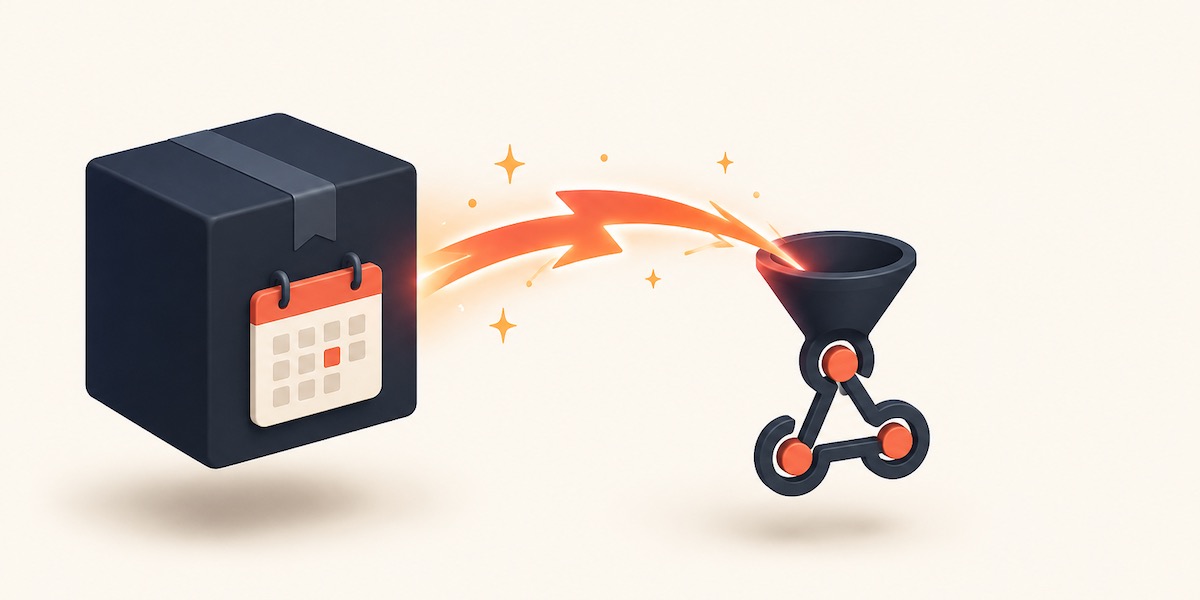 Connect Shopify product date metafield to Zapier using a DateCue webhook and Catch Hook